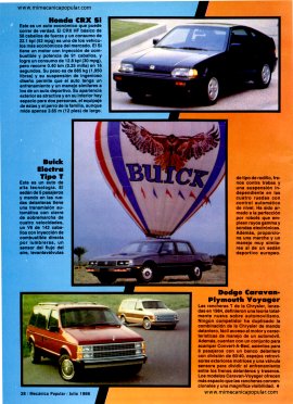 10 de los mejores autos del 86 - Julio 1986