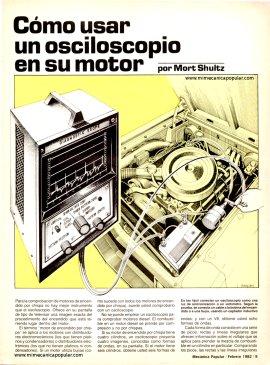Cómo usar un osciloscopio en su motor - Febrero 1982