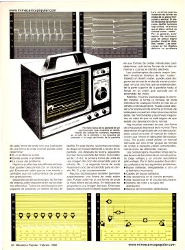 Cómo usar un osciloscopio en su motor - Febrero 1982