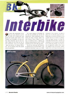 Mountain Bike - Interbike 2001 - Diciembre 2000