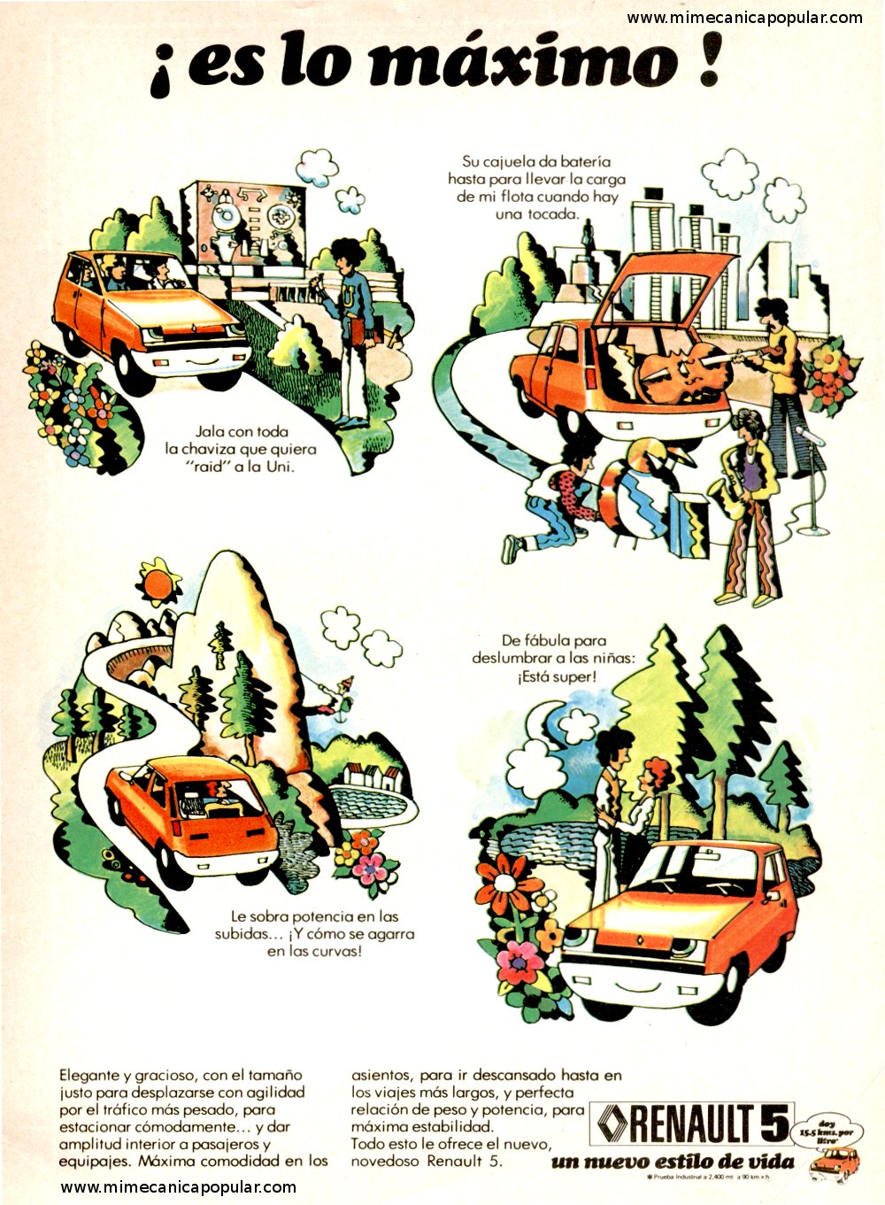 Publicidad - Renault 5 - Junio 1977