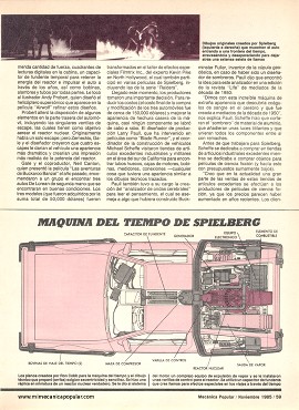 DeLorean - Máquina del tiempo - Noviembre 1985