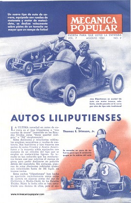 Autos Liliputienses - Agosto 1950
