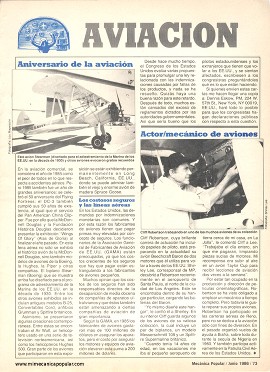 Aviación - Junio 1986