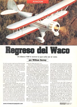 Regreso del Waco YMF-5 - Enero 1994