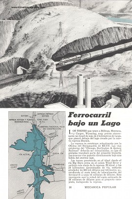Ferrocarril bajo un Lago -Septiembre 1949