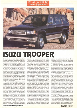 Isuzu Trooper - Enero 1993