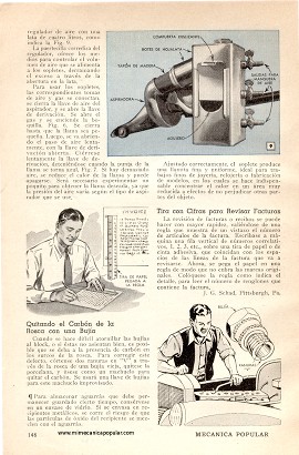 Sopletes Alimentados con Gas Natural - Febrero 1948
