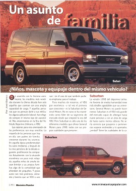 Presentando una nueva línea de Vehículos Deportivos/Utilitarios GMC - Mayo 1998