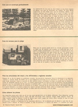 Casas de Vacaciones - Agosto 1975