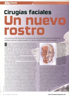 Cirugías faciales: Un nuevo rostro - Diciembre 2003