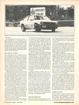 Citation. un reto a los autos europeos - Abril 1982