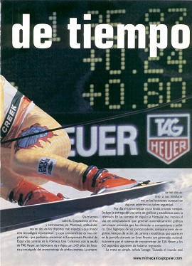 Cuestión de tiempo -Cronometrando eventos deportivos - Febrero 2000
