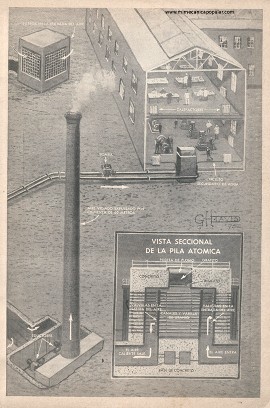 Pila Atómica para Calentar Oficinas - Julio 1952