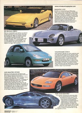 Autos del Futuro - Agosto 1992