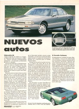 Los Autos Nuevos de Septiembre 1991