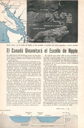El Canadá Dinamitará el Escollo de Ripple - Agosto 1956