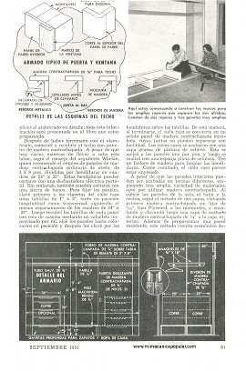 Cómo Construí la Casa Popular Mechanics - Parte III - Septiembre 1951