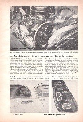 Los Acondicionadores de Aire para Automóviles se Popularizan - Mayo 1953