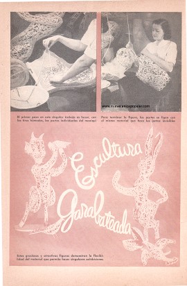 Escultura Garabateada - Noviembre 1951