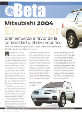 Mitsubishi 2004 Endeavor - Abril 2004