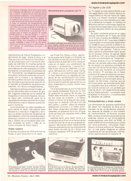 Monitor electrónico - Abril 1985