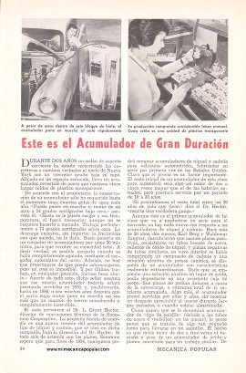 Este es el Acumulador de Gran Duración - Mayo 1954