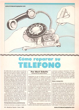 Cómo reparar su teléfono - Enero 1988