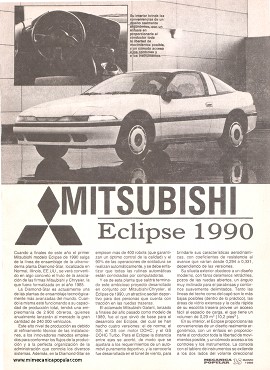Mitsubishi Eclipse 1990 - Enero 1989