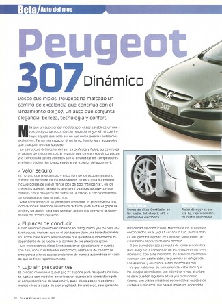 Peugeot 307 - Junio 2003