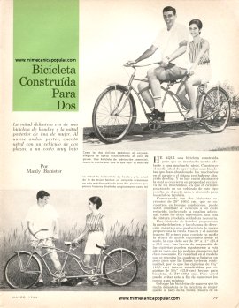 Bicicleta Construída Para Dos - Marzo 1964