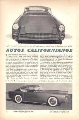 Autos Californianos -Septiembre 1954
