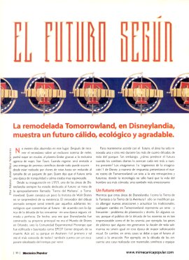 El Futuro Según Walt Disney -Tomorrowland -Enero 1999