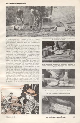 Horno de Reverberación para Bizcochos - Julio 1947