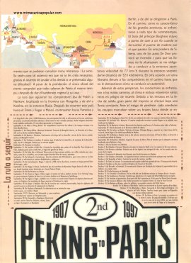 El segundo Rally Peking-París -Septiembre 1997