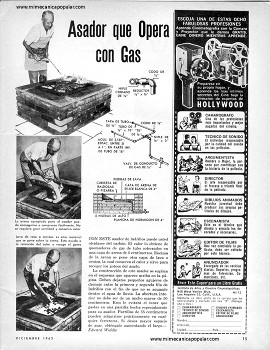 Asador que Opera con Gas - Diciembre 1965