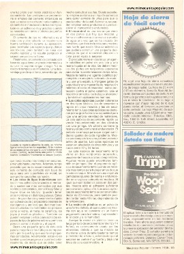 Cómo trabaja el adhesivo - Febrero 1988