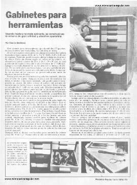 Gabinetes para herramientas - Julio 1978