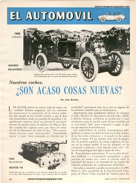 Nuestros coches, ¿Son Acaso Cosas Nuevas? - Mayo 1969