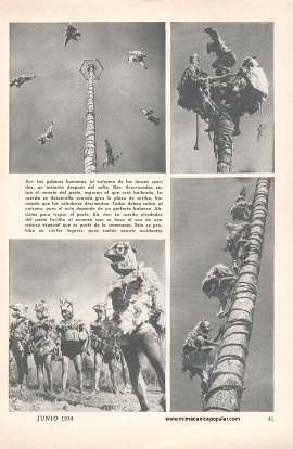 Los Hombres Voladores de Chalmas -Junio 1954