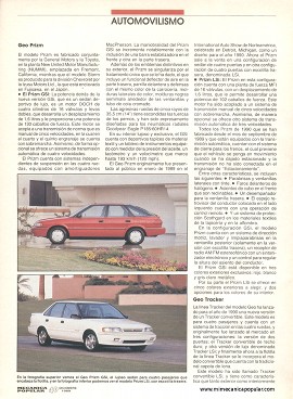 Chevrolet Geo Modelo 1990 - Diciembre 1989