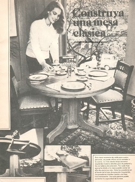 Construya una mesa clásica - Octubre 1979