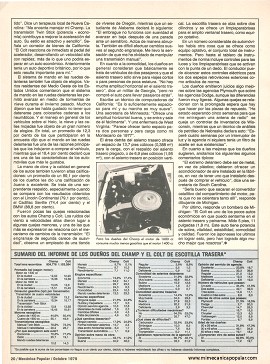 Informe de los dueños: Dodge Colt y Plymouth Champ - Octubre 1979