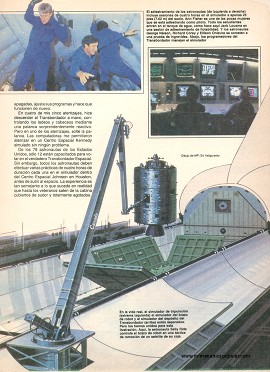 Entrenando astronautas - Febrero 1983
