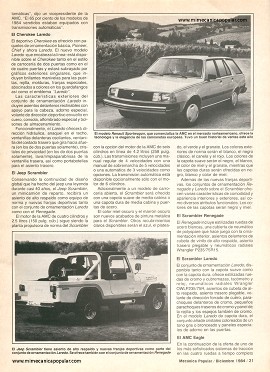 Los Autos AMC para 1985 - Diciembre 1984