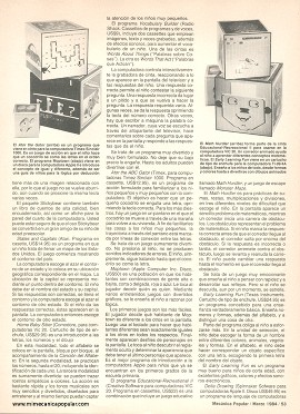 Programas educacionales para su computadora - Marzo 1984