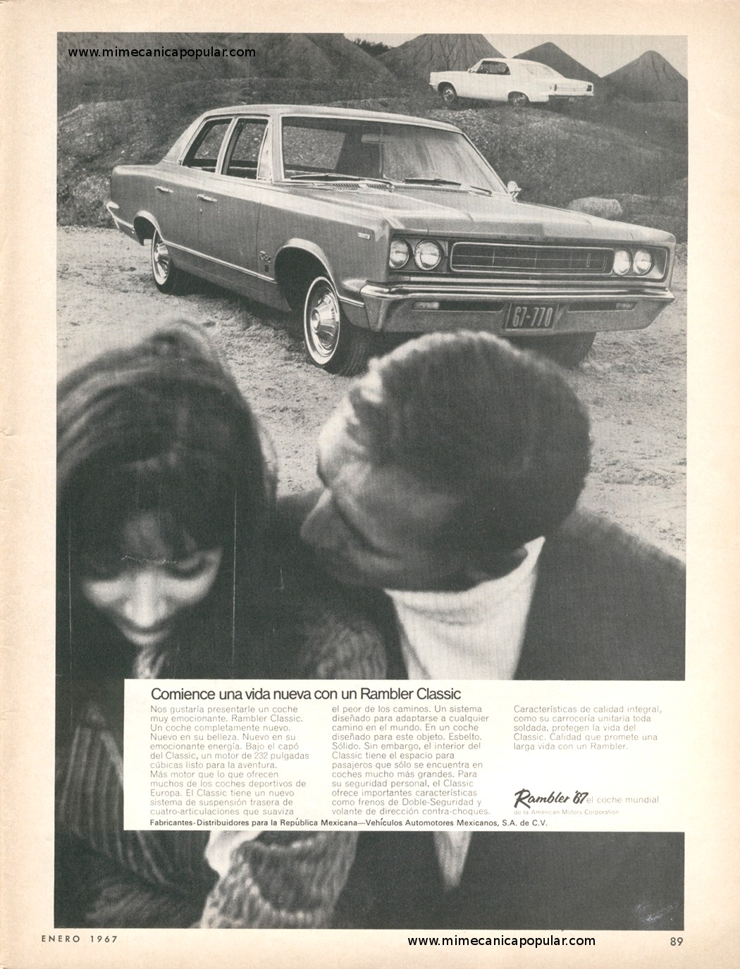 Publicidad - Rambler 67 - Enero 1967