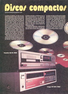 Discos compactos de láser - Octubre 1984
