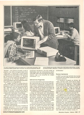 PC jr, la pequeña gigante IBM - Febrero 1984