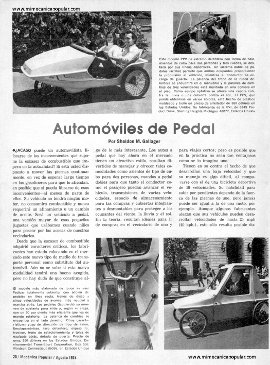 Automóviles de Pedal - Agosto 1974